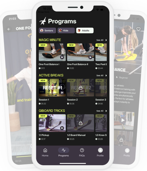 Preview of the training app
